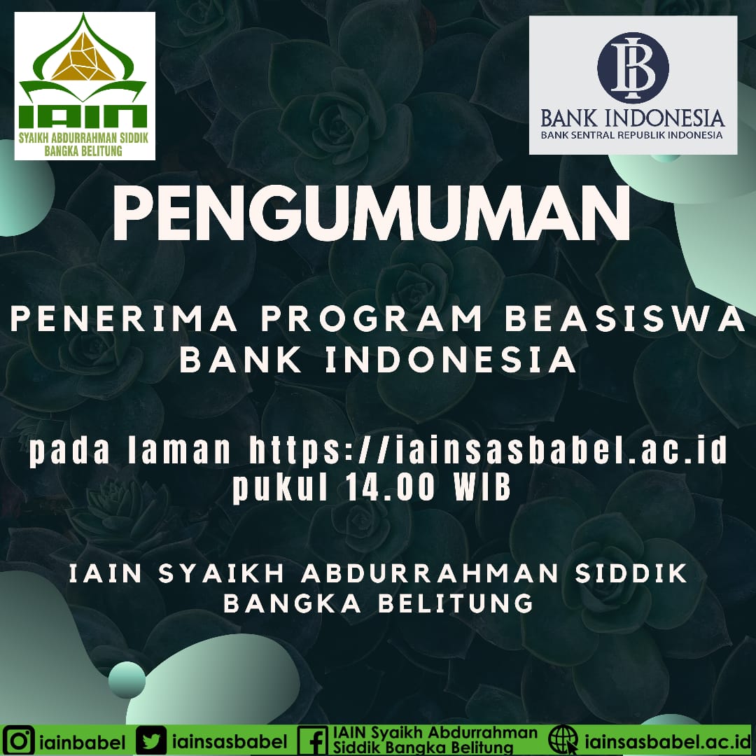 Informasi Jadwal Pengumuman Penerima Beasiswa Bank Indonesia